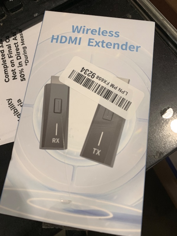 Photo 1 of 2026 Upgraded Wireless HDMI Transmitter and Receiver 328FT/100M, 4k Decode 1080P Output, Plug & Play Portable 2.4g/5g, Wireless Hdmi Extender Kit to Monitor from Laptop/PC/Projector/TV Box