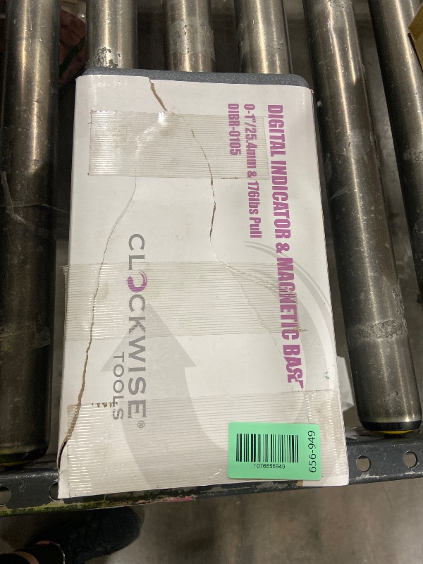 Photo 1 of Clockwise Tools Digital Indicator with Magnetic Base Holder Stand, DIBR-0105 0-1 Inch/25.4mm, Inch/Metric Conversion, Auto Off