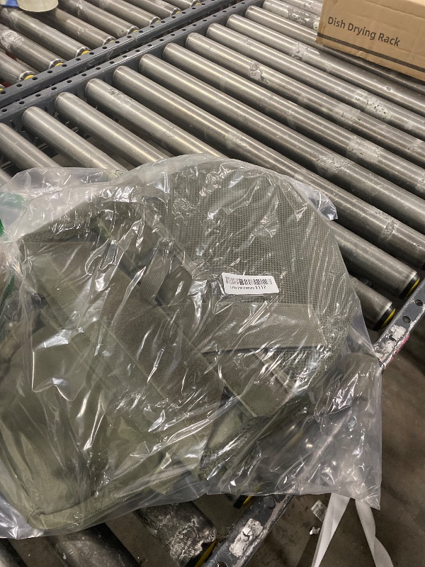 Photo 1 of YAKEDA Outdoor Training Vest With PALS System MultiFunctional MOLLE Quick Release Vest- For Hiking, Camping Training (US, Alpha, One Size, Regular, Regular, Cavalry Green)