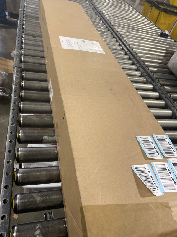 Photo 1 of Amazon Basics Smart Box Spring Bed Base, 5-Inch Low Profile Height Mattress Foundation, Sturdy Durable Steel Support, Tool-Free Easy Assembly, Queen, 79" x 59.5" x 5", White