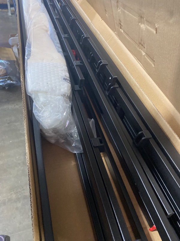 Photo 1 of Amazon Basics Smart Box Spring Bed Base, 5-Inch Low Profile Height Mattress Foundation, Sturdy Durable Steel Support, Tool-Free Easy Assembly, Queen, 79" x 59.5" x 5", White