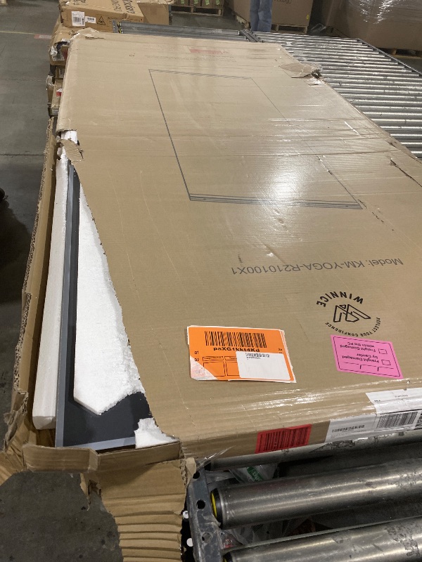 Photo 1 of WINNICE 83"x40" One-Piece Home Gym Mirror, Oversized Full Body Wall Mounted Fitness Mirror, 4MM Professional Grade Tempered Glass for Yoga, Studio with Complete Kit