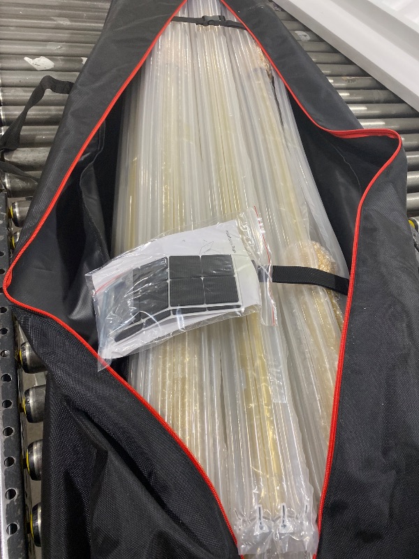 Photo 1 of Qoolfoto  And Drape Backdrop Stand, 12x30ft Heavy Duty Adjustable Background Frame with Metal Base, Back Drop Holder for Parties Photography Wedding Photoshoot Decoration - Gold