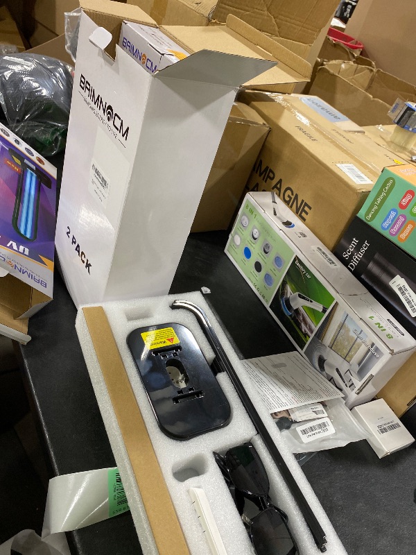 Photo 1 of BAIMNOCM UVC Light, 2 Pack 38 Watt UV Light for Mold, Ultraviolet Light for Room, UV-C Lamp for Dust Mite Device with 15/30/60 Minutes Timer, Indoor Use