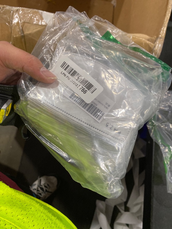 Photo 1 of 100 Pcs Activated Carbon PM2.5 Mask Filter Paper 5 Layers Replacement PM 2.5 Face Filter Insert