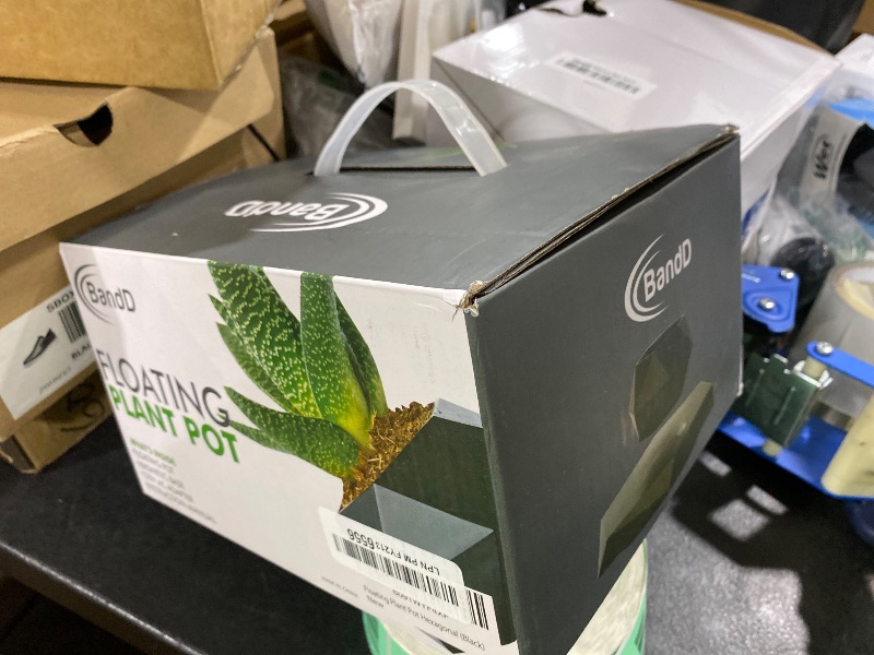 Photo 1 of BandDlevs Floating Pots for Plants - Levitating Pot - Levitating Planter for Bonsai, Succulents, Air Plants - Floating Magnetic Display for Home Office Desks - Magnetic Levitation Plant Holder (Black)