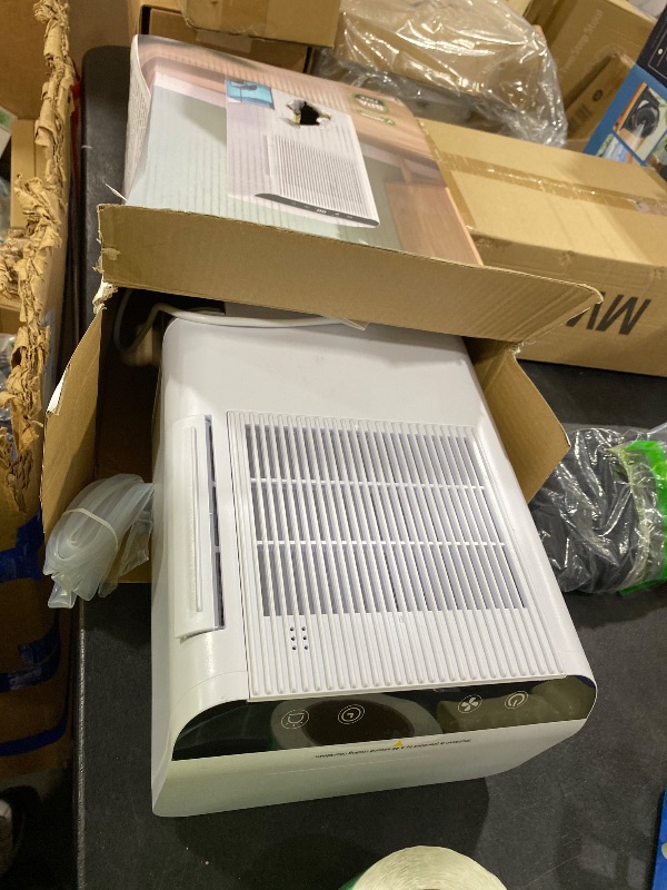 Photo 1 of Dehumidifiers for Home, 2000 Sq.Ft Small Dehumidifier with 3.3ft Drain Hose, 2.5L Tank, Timer Sleep Mode, Portable Dehumidifier for Basement, Bedroom, Bathroom (Sweet White)