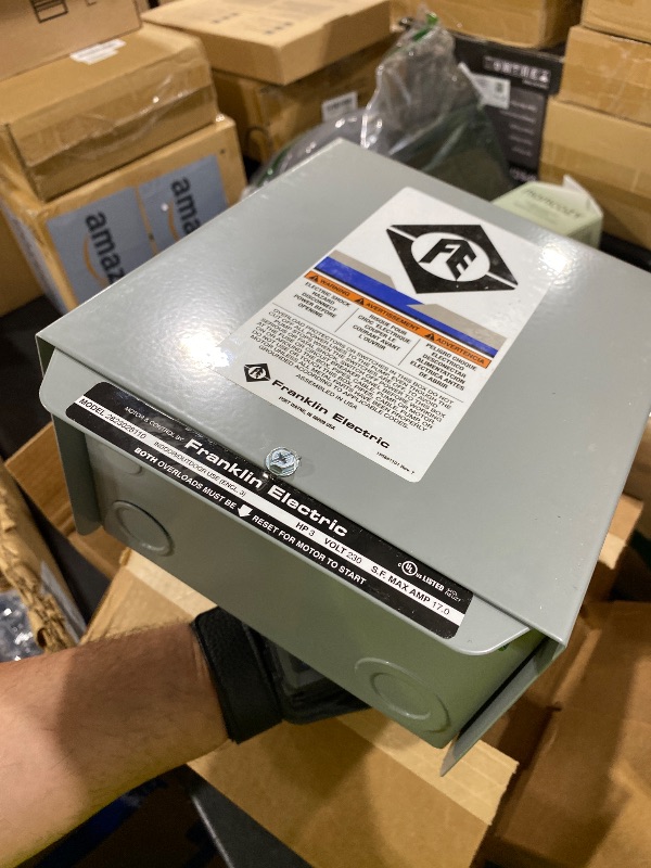 Photo 1 of Franklin Electric 3 HP, 230V, 1 PHASE Submersible Water Pump Control Box, 2823028110