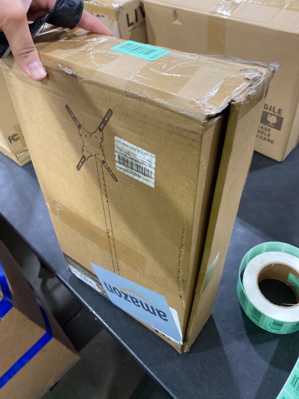 Photo 1 of WALI Long Arm TV Ceiling Mount, Fits Most LED, LCD, OLED and Plasma Flat Screen Display 26 to 65 Inch, up to 110 Lbs, Height Extension up to 58 Inch, Mounting Holes up to 400x400mm (CM2665XL), Black