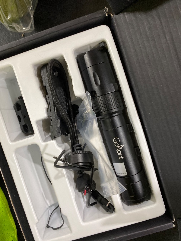 Photo 1 of 3000 Lumen Aluminum Tactical Flashlight with Laser Combo, Picatinny/MLOK Rifle Light, Magnetic Charging & Remote Switch | 2.5H Runtime, IPX7 Waterproof, 500m Beam for AR-15, Hunting, Home Defense