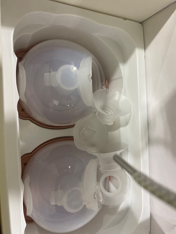 Photo 1 of Momcozy Breast Pump V1 Pro Hospital-Grade, Hands-Free & Portable Wearable Pump, Upgraded Electric Pump with 3 Fine-Tuned Rhythms|15 Levels, Come with Leak-Proof DoubleFit Flange, Cozy Red.