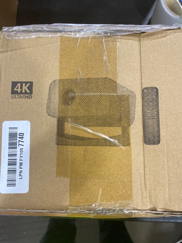 Photo 1 of [Built-in Apps & 2026 Upgraded] Mini Projector with Wifi and Bluetooth Portable,Native 1080P 4K Support Auto Keystone Movie Projector Compatible with TV Stick/HDMI/USB, 360° for Bedroom, Outdoor Use