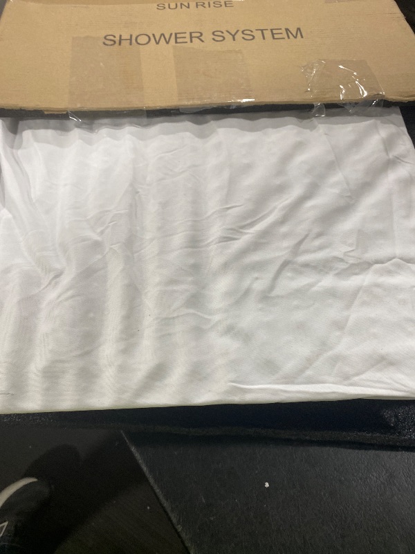 Photo 1 of SR SUN RISE Shower Faucet - 16 Inch Rain Shower System - All Metal Shower Fixtures - Brushed Nickel