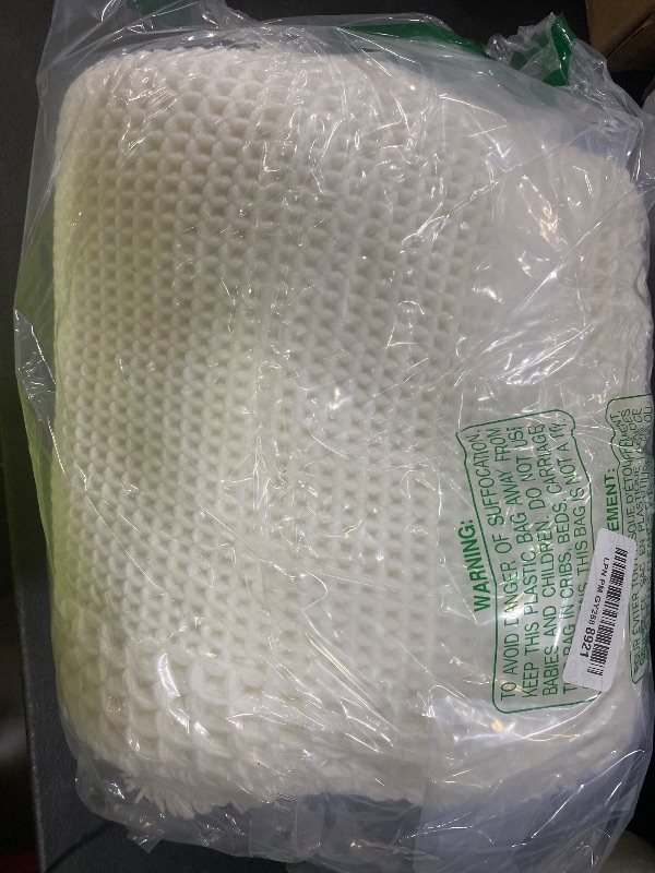 Photo 1 of RESARE Waffle Bathroom Runner Rugs, Super Absorbent Bath Mat Non Slip Washable Quick Dry, Ultra Soft Quick Dry Boho Bath Rugs with Tassels for Hallway Bedroom Laundry Room, 2'x6'(24"x72"), White