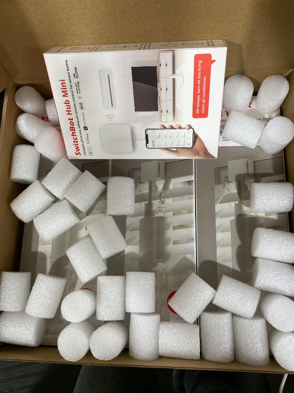 Photo 1 of SwitchBot Smart Electric Motorized Blinds Kit - 3Pack with 2.4G WiFi Remote Control, Solar Powered, Compatible with Alexa, Google Home and Siri, Light Sensing Control, Unlimited Group Control