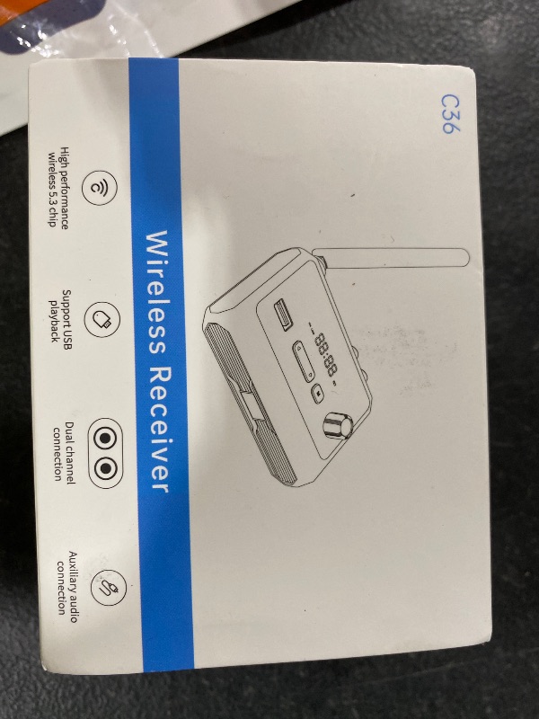 Photo 1 of Bluetooth 5.3 Receiver for Home Stereo, RCA Bluetooth Adapter, Low Latency & HD Music Audio, Support Optical AUX 3.5mm, RCA Receiver Adapter for Speakers, Music Streaming Stereo System