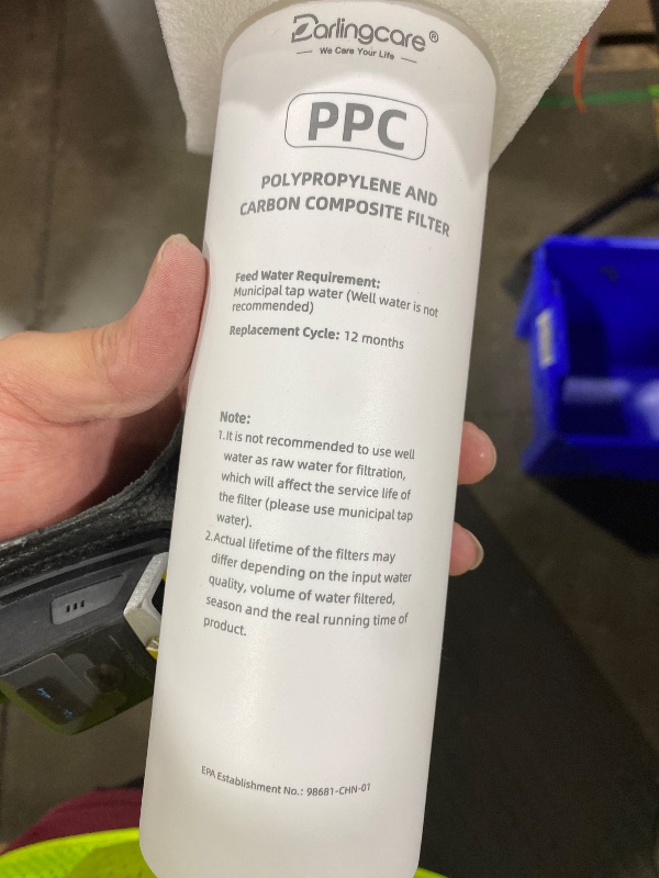 Photo 1 of Darlingcare PPC Replacement Water Filter Cartridge for SJ-100R-01 Countertop Water Dispensers