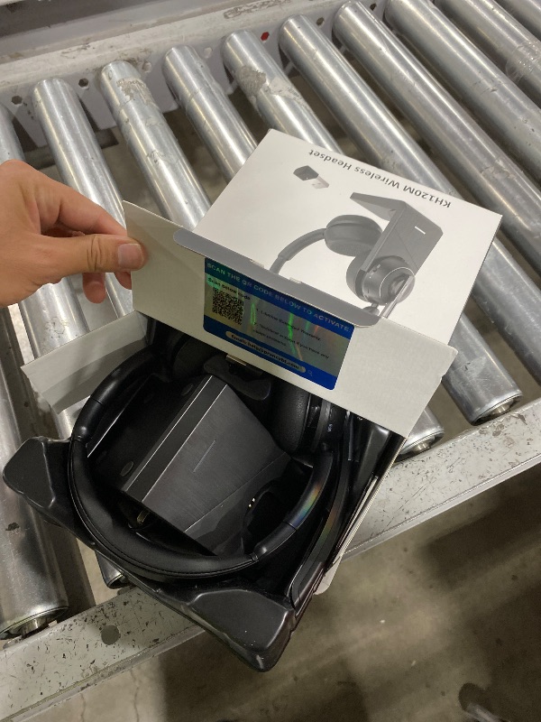 Photo 1 of (2025 Upgraded) Wireless Headset with Mic for Work, Bluetooth Headset with Noise Canceling Microphone with Dongle, Charging Base & Mic Mute, Wireless Headphones for Work from Home/PC/Computer