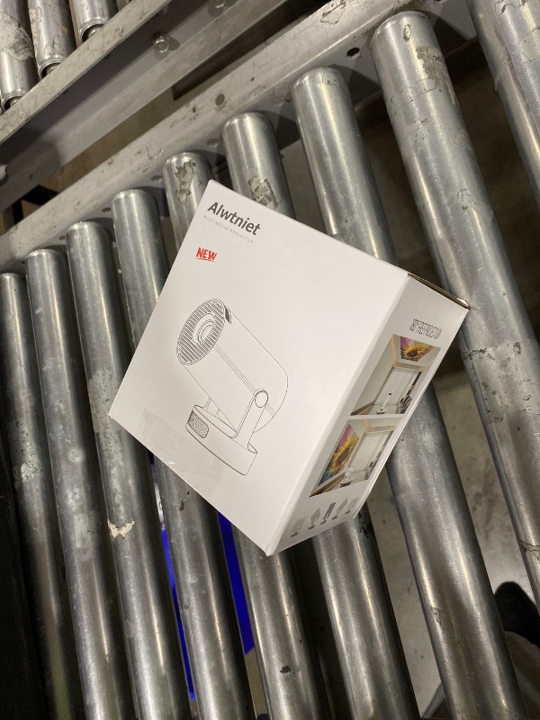 Photo 1 of Mini Projector 4K Support, Portable Smart Projector with WiFi 6 and Bluetooth 5.4, 5w Soundbase Speaker, Auto Keystone 180° Rotatable, 8000 Lumens, Home Bedroom Movie Proyector HY300Pro+