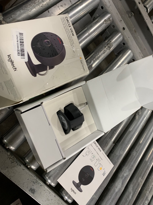 Photo 1 of Logitech Circle View Weatherproof Wired Home Security Camera TrueView Video, 180° Wide Angle, 1080p HD, Night Vision, 2-Way Audio, Tilt for Privacy, Apple HomeKit Secure Video
