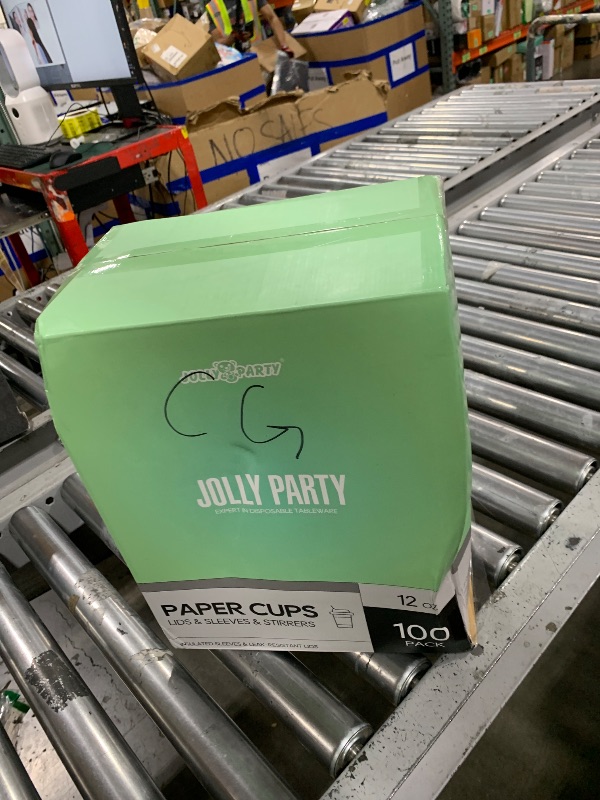 Photo 1 of [100 Pack] 12 oz Paper Coffee Cups, Disposable Paper Coffee Cup with Lids, Sleeves, and Stirrers, Hot/Cold Beverage Drinking Cup for Water, Juice or Tea, Suitable for Home, Shops and Cafes