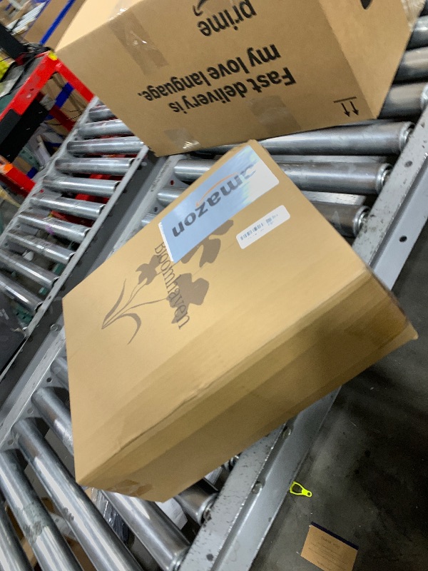 Photo 1 of BLOOMHAVEN Full Comforter Set - 7 Pieces Ruffle Soft Pink Bedding Sets, Shabby Chic Farmhouse Bed in a Bag Full with Ruffle Comforter, Floral Sheets, Pillowcases & Shams