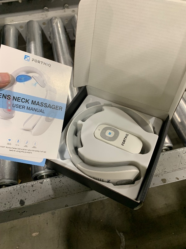Photo 1 of FORTHiQ Neck TENS Machine with Heat, Electric Neck Massager for Pain Relief, 15 Levels Deep Tissue Massage, Portable and Soothing, FSA-HSA Eligible
