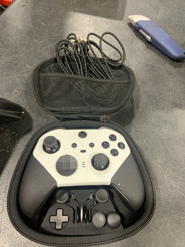 Photo 1 of Customized Elite Series 2 Controller-Panda Black,Gamepad Compatible with Xbox Elite Series 2 Controller,Custom Soft Touch Feel,Gaming Controller Compatible for Xbox Series S/X,Xbox One,With Accessory Bag