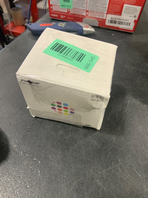 Photo 1 of PARLAIM 3 Inch Color Code Circle Dot Stickers, 500pcs Round Color Coding Labels in Dispenser Box for Inventory Business, Blue