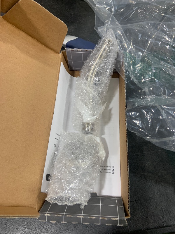 Photo 1 of hansgrohe Clubmaster Complete Shower System 2.5 GPM, Modern 3-Spray Full, Pulsating Massage, Intense Turbo in Brushed Nickel, 04907820