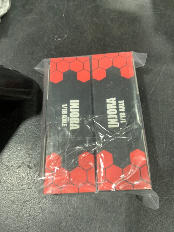 Photo 1 of INJORA Front&Rear Axles Set - +4mm Extended Aluminum Complete Axles for TRX4M Upgrade 1/18 RC Crawler Car