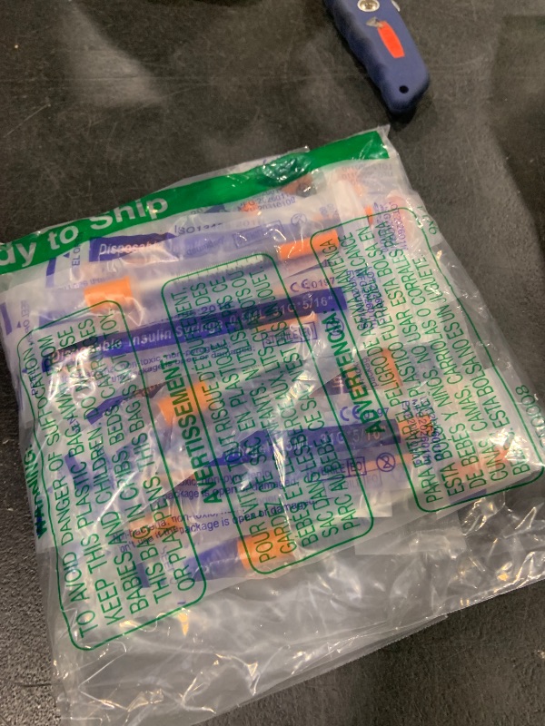 Photo 1 of 0.5ml 31G 5/16 Inch 8mm Syringe, Lab Syringes Individually Wrapped, Pack of 25