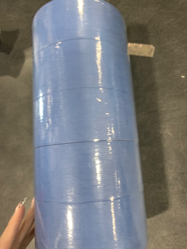 Photo 1 of 10 Rolls Blue Painters Tape 2 Inch, Bulk Masking Master Tape 60 Yards, Wall Masking Tape No Residue, Multi-Surface Painter's Tape for Wall Painting Edge Treatment DIY Crafts,600 Yards Totally