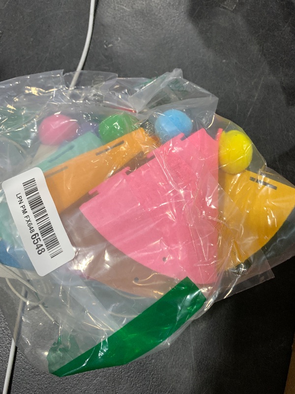 Photo 1 of 10 Pcs Mini Birthday Party Hats Multicolor Lovely Cone Hats for Animals Stuffed Pets Birthday Holiday Accessories Decoration Supplies