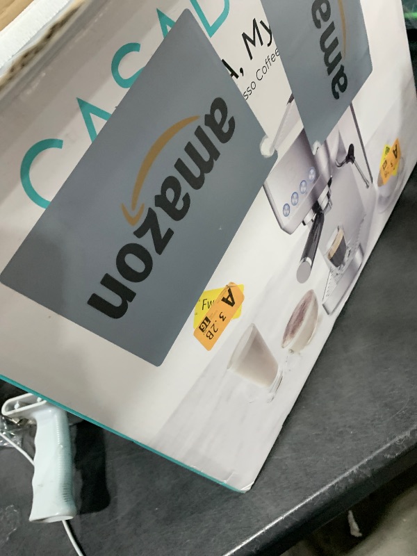 Photo 1 of CASABREWS 3700 Essential Espresso Machine 20 Bar, Stainless Steel Cappuccino & Latte Coffee Maker with Steam Frother for Home, 43.9oz Water Tank, Silver