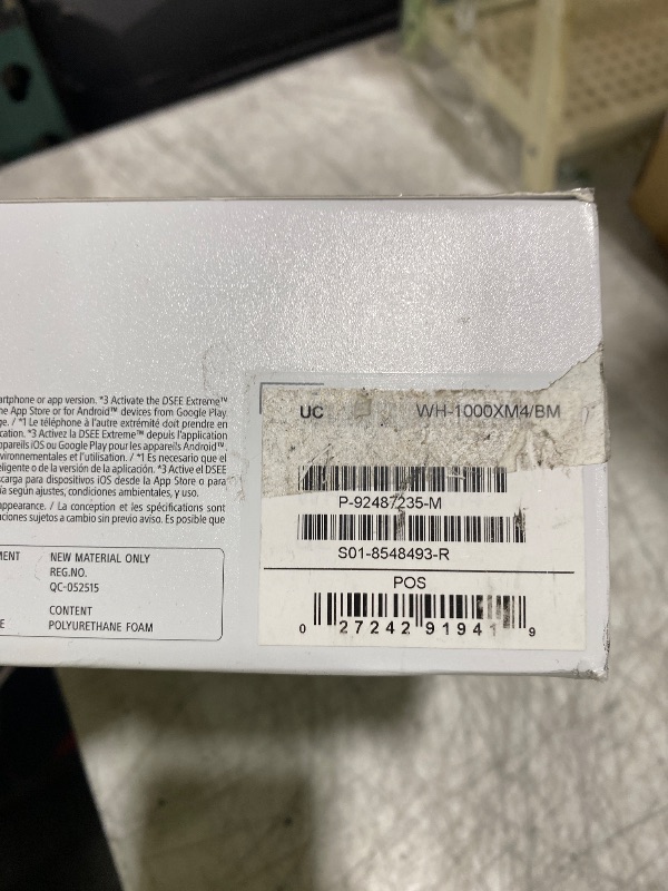 Photo 1 of Sony WH-1000XM4 Wireless Premium Noise Canceling Overhead Headphones with Mic for Phone-Call and Alexa Voice Control, Black WH1000XM4