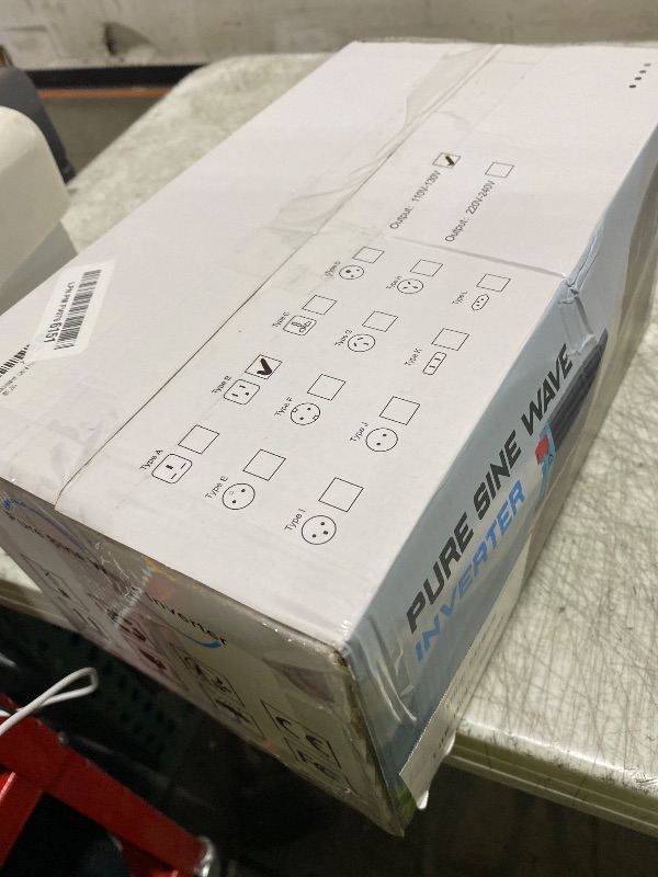 Photo 1 of LANDERPOW 1500 Watt Pure Sine Wave Inverter, 12V DC to 120V AC Inverters for Car, RV, Truck, Home, Camping, Solar Power Inverter with 3 AC Outlet, 30W USB-C, 5V 3.1A USB, Remote Control, Surge 3000W