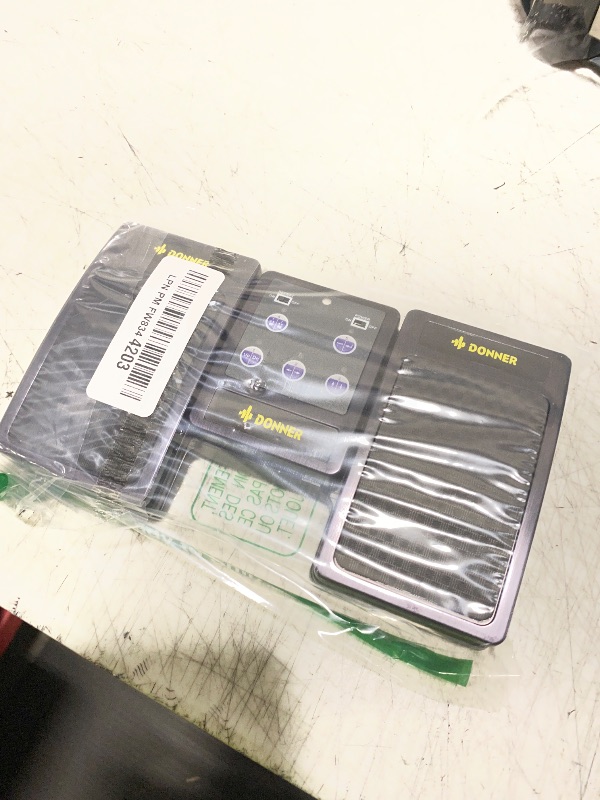 Photo 1 of Donner Wireless Bluetooth Page Turner Pedal for iPad Tablets Phone Foot Pedal Rechargeable,Black