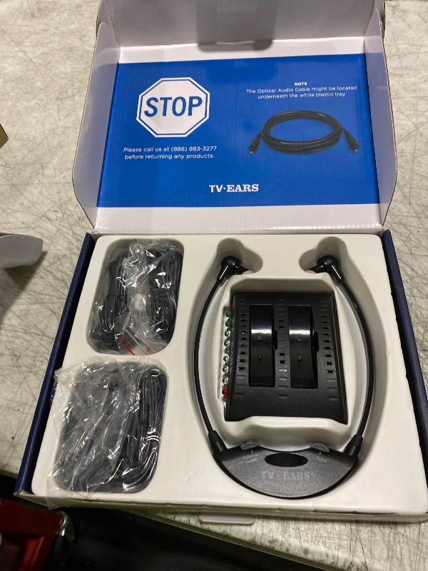 Photo 1 of TV Ears Digital Wireless Headset System for Seniors – Personal Volume Control, TV Hearing Device, No Audio Delay, Plug-N-Play, Works with Most TV Brands, Ideal for Hearing Impaired – Model 11741