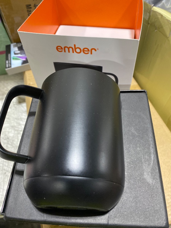 Photo 1 of Ember Temperature Control Smart Mug 2, 10 Oz, App-Controlled Heated Coffee Mug with 80 Min Battery Life and Improved Design, Black