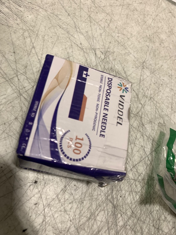 Photo 1 of 100 Pack 25G 5/8 inch (16mm) Luer Lock for Science Laboratory Accessories, Refilling Liquid, Inks, Individually Packaged