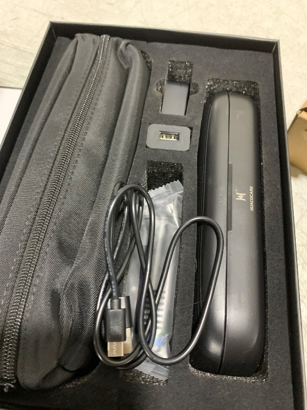 Photo 1 of 2-1 Oral Clean Kit- Water Dental flosser & Electric Toothbrush Combo- Brushing & Flossing- for Teeth Cleaning and Gum Health (Black)