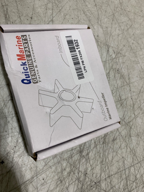 Photo 1 of 0763735 Boat Water Pump Impeller with Key and Gasket for Johnson Evinrude BRP 5.5-7.5 HP Outboard Motors replaces 763735 387361 Sierra 18-3090 Marine Engine