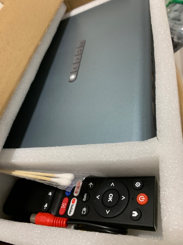 Photo 1 of Compatible with Netflix Movie Projector with WiFi6 and Bluetooth5.3, Built-in App Store, Dolby Audio & Electric Focus & Auto Keystone, 4K Support High Brightness Outdoor Projectors, 1080P Proyector