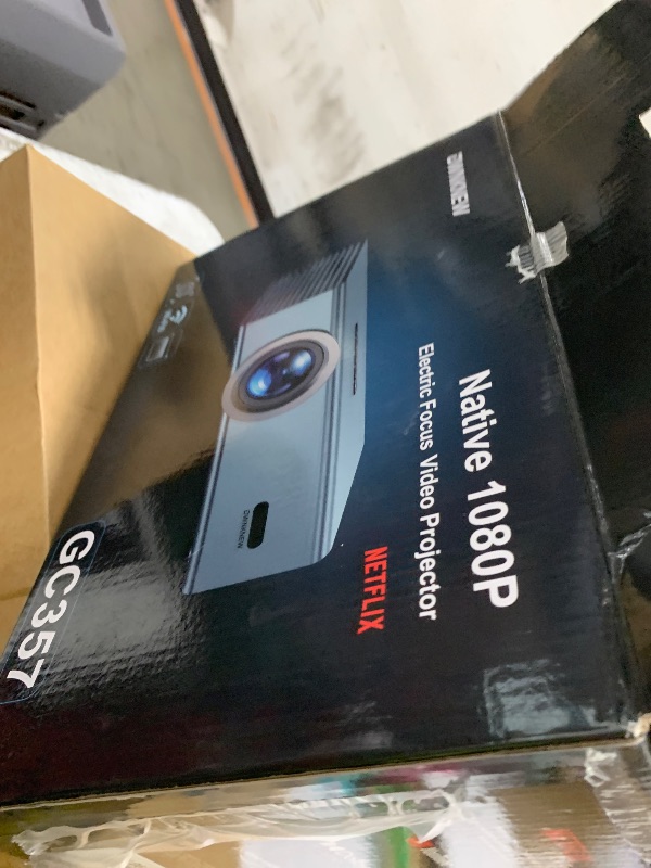 Photo 1 of Compatible with Netflix Movie Projector with WiFi6 and Bluetooth5.3, Built-in App Store, Dolby Audio & Electric Focus & Auto Keystone, 4K Support High Brightness Outdoor Projectors, 1080P Proyector