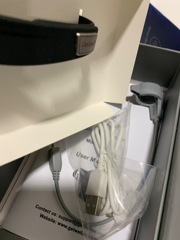 Photo 1 of Wellue O2 Pulse Oximeter with Smart Reminder | Blood Oxygen Saturation Monitor for SpO2 and Heart Rate Tracking Continuously, Bluetooth Finger Ring with Free APP &PC Report, Style 1