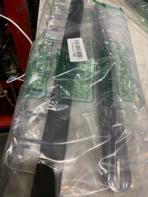 Photo 1 of 2 Pack Tank Top Hanger, 40 Hooks Large Capacity Bra Hanger for Closet Organizers & Storage, Bra Organizer Closet, Tank Top Hangers Space Saving for Sports Bras, Tank Top (Black, 2 Pack)