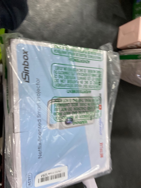 Photo 1 of [Short Throw/1200ANSI/Built in Apps] 4K Outdoor Projector with WiFi and Bluetooth, Auto Focus Projector with Dual-Mode Stand, Smart Portable Proyector with Netflix/YouTube/PrimeVideo & Dolby