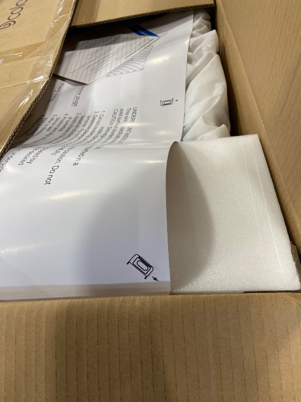 Photo 1 of Dcolora 33 Inch Double Bowl Undermount Kitchen Sink White Deep Double Basin Prep Sink 50/50 Split Granite Composite 33"×19"×10“,#DC-GU001W