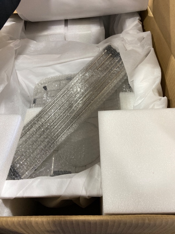 Photo 1 of Dcolora 33 Inch Double Bowl Undermount Kitchen Sink White Deep Double Basin Prep Sink 50/50 Split Granite Composite 33"×19"×10“,#DC-GU001W